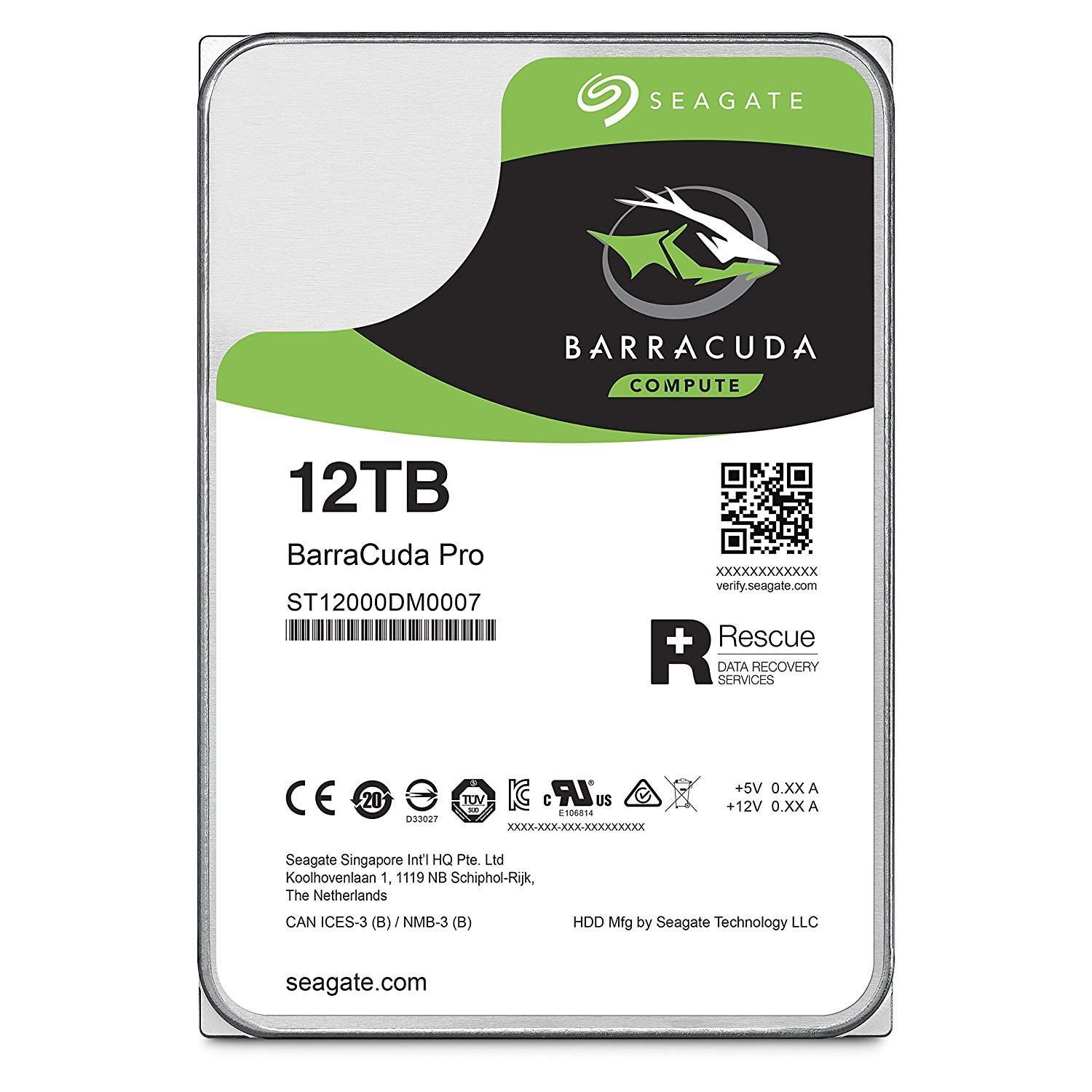 Seagate ST12000DM0007 – 12TB High-Performance HDD